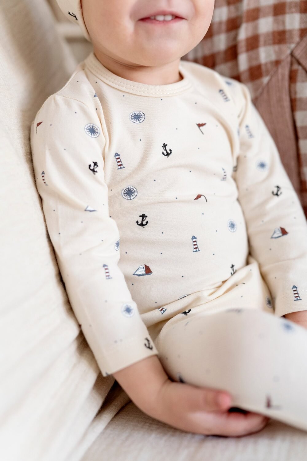 Cotton - Printed Nautical Collection - Footies - Image 5