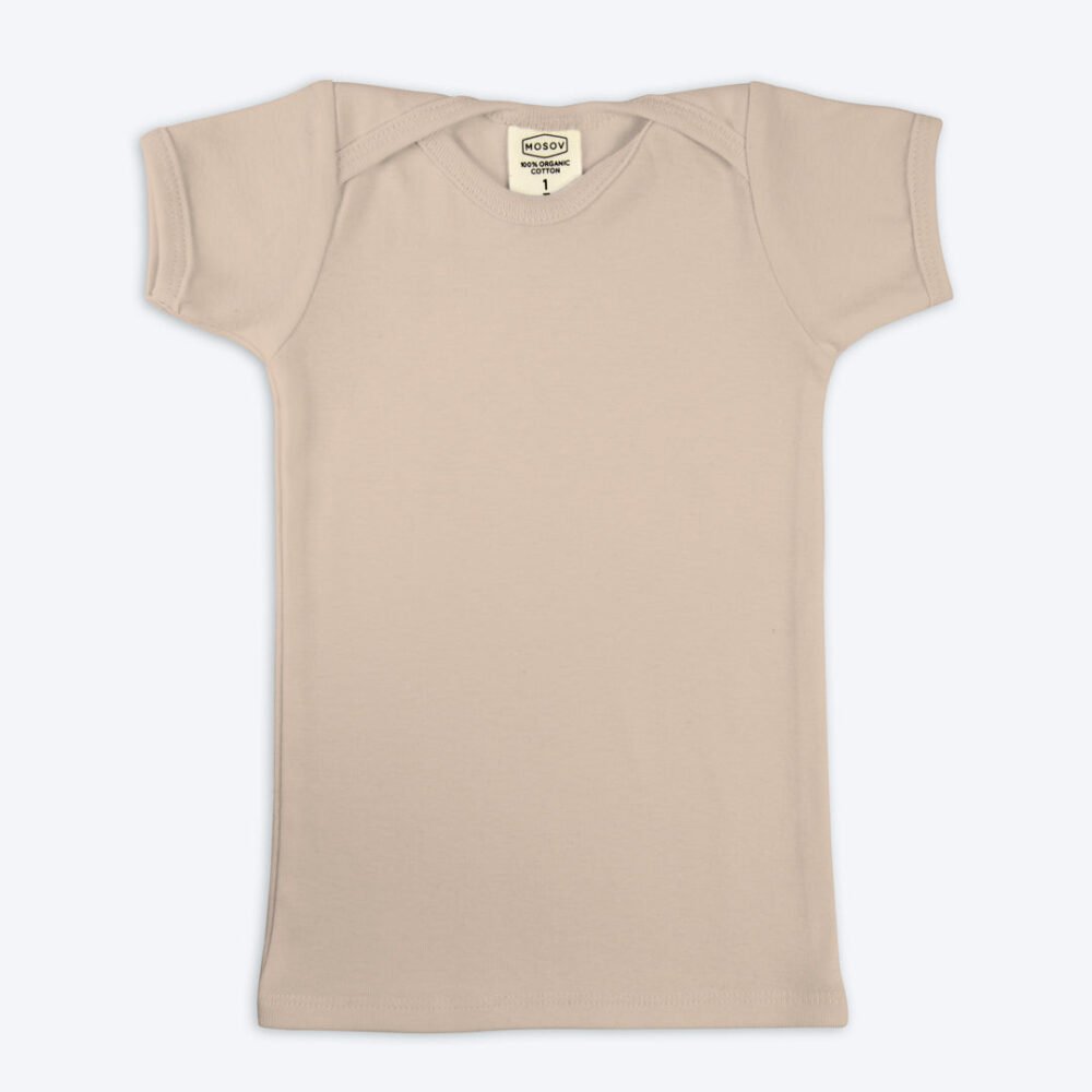 Beige Organic Baby T-Shirt - Image 2