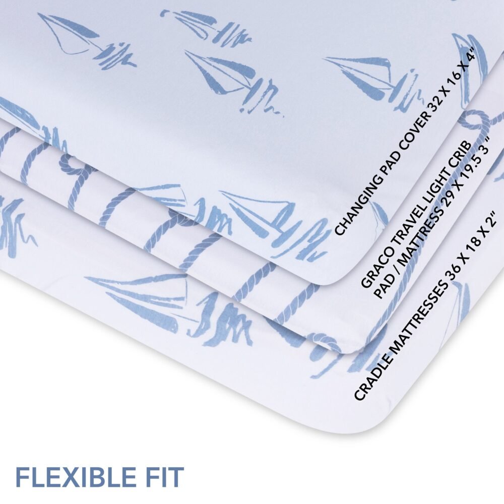 Changing Pad Cover | Cradle Sheet Set - Image 6